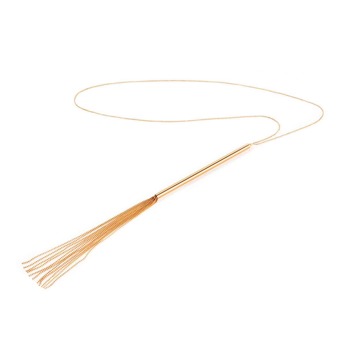 Bijoux Indiscrets Magnifique Collection Chain Necklace Whip - Gold sexy jewelry made by Bijoux Indiscrets for her.