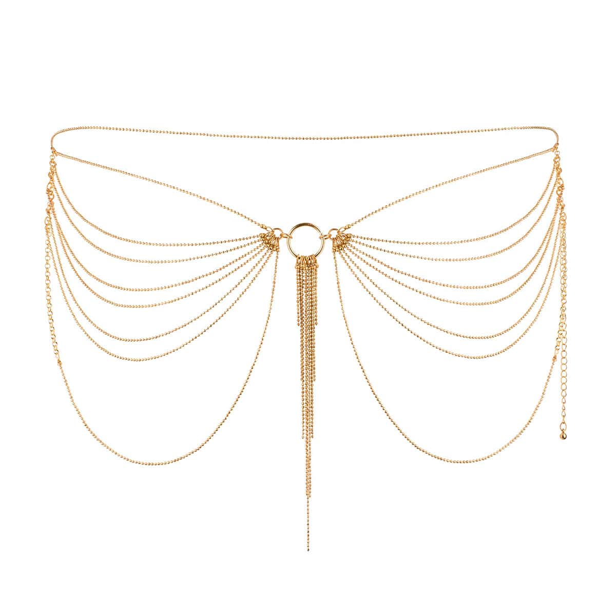 Bijoux Indiscrets Magnifique Collection Chain Waist Jewelry - Gold sexy jewelry made by Bijoux Indiscrets for her.