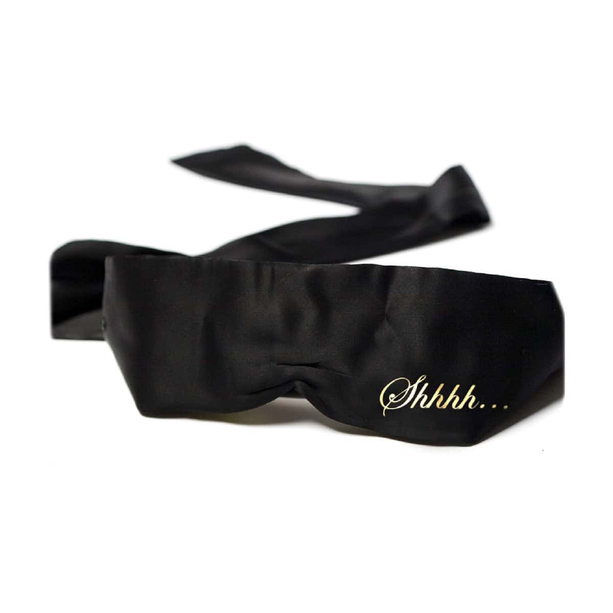 Try wearing this Bijoux Indiscrets Shhh Satin Blindfold sexy mask made by Bijoux Indiscrets at herVibrators.com now.