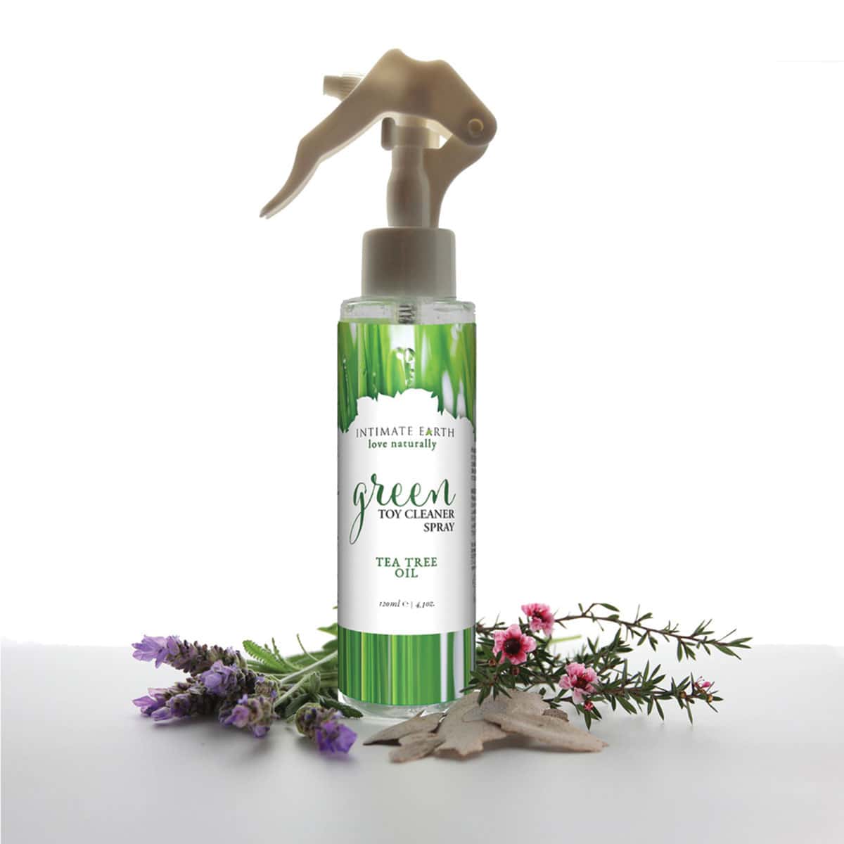 Best Intimate Earth Green Toy Cleaner Spray 125ml sex toy cleaners by Intimate Earth