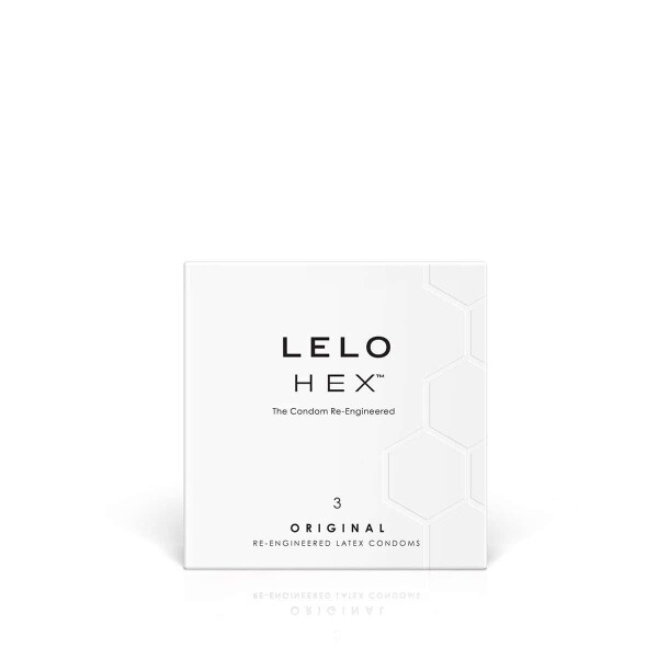 Best LELO Hex Condoms 3pk her care LELO condoms on sale at herVibrators.com.