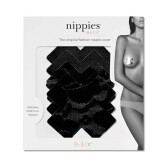 Wearing Nippies Basics Black Crosses Size B nipples covers by Bristols 6 can be fun and sexy!
