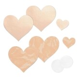 Wearing Nippies Basics Crme Hearts Size C nipples covers by Bristols 6 can be fun and sexy!