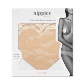 Wearing Nippies Basics Crme Hearts Size C nipples covers by Bristols 6 can be fun and sexy!