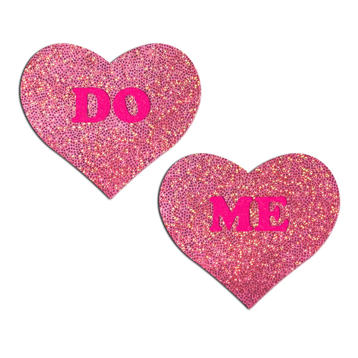 Wearing Pastease Do Me Hearts Pink Glitter nipples covers by Pastease can be fun and sexy!