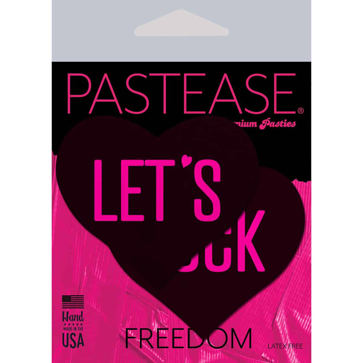 Wearing Pastease Lets Fuck Hearts nipples covers by Pastease can be fun and sexy!