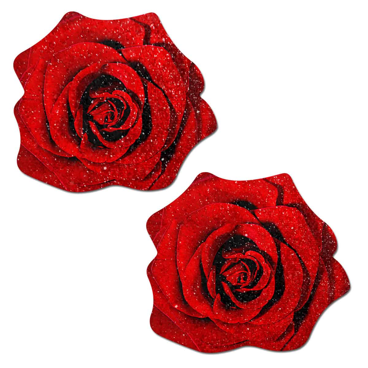 Wearing Pastease Roses Red nipples covers by Pastease can be fun and sexy!