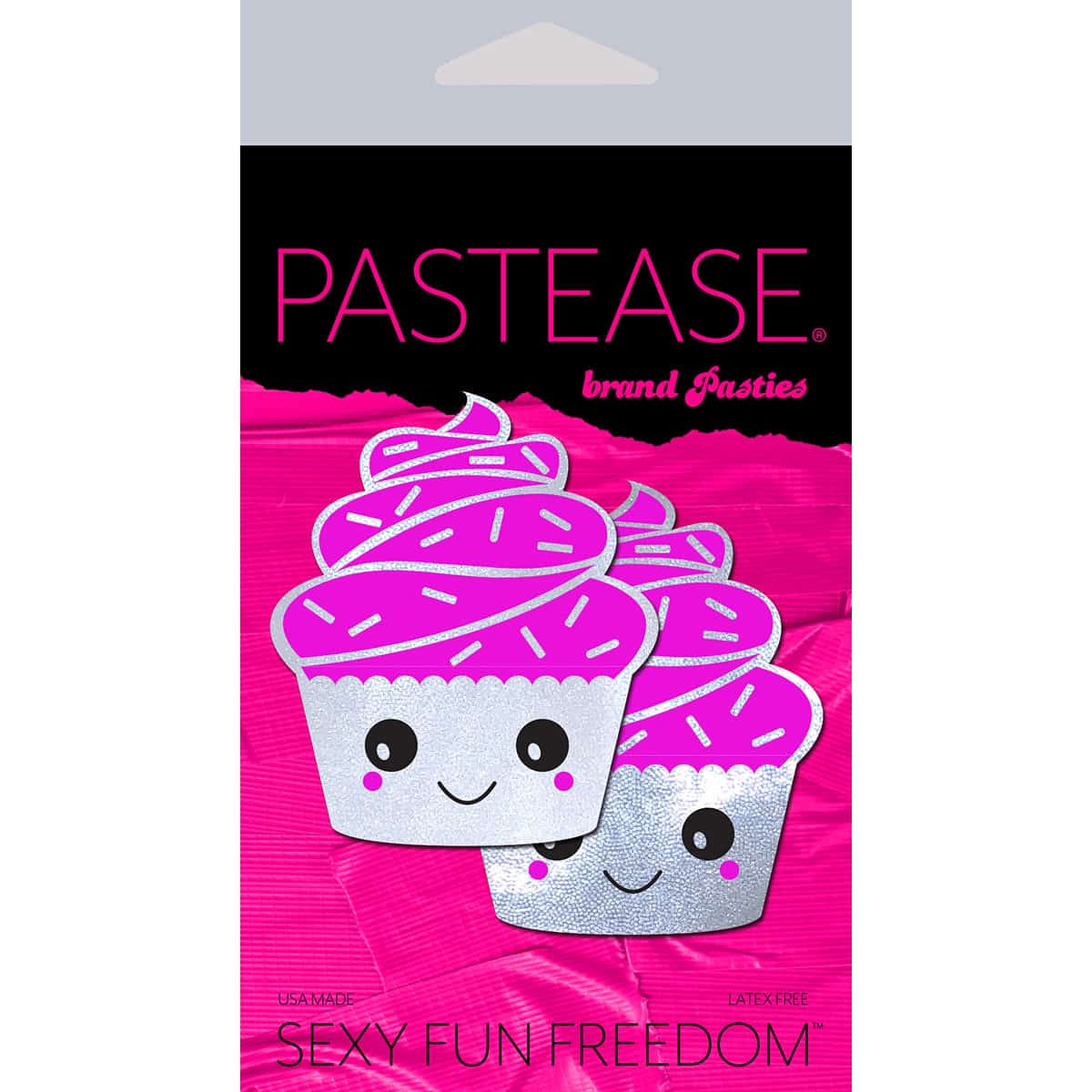 Wearing Pastease Smiley Cupcakes nipples covers by Pastease can be fun and sexy!