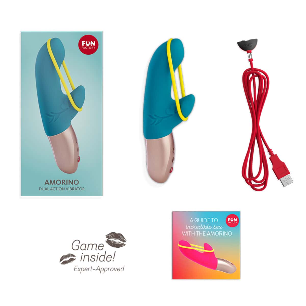 Buy a Fun Factory Amorino   Petrol Blue vibrator.