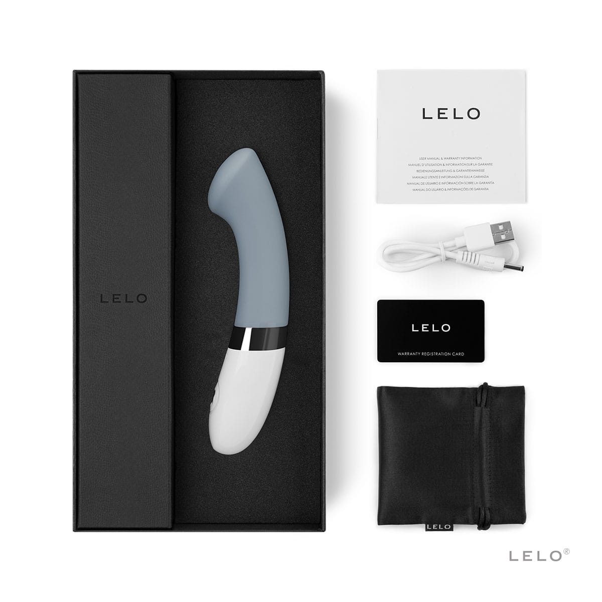 Buy a LELO Gigi 2  Cool Gray vibrator.