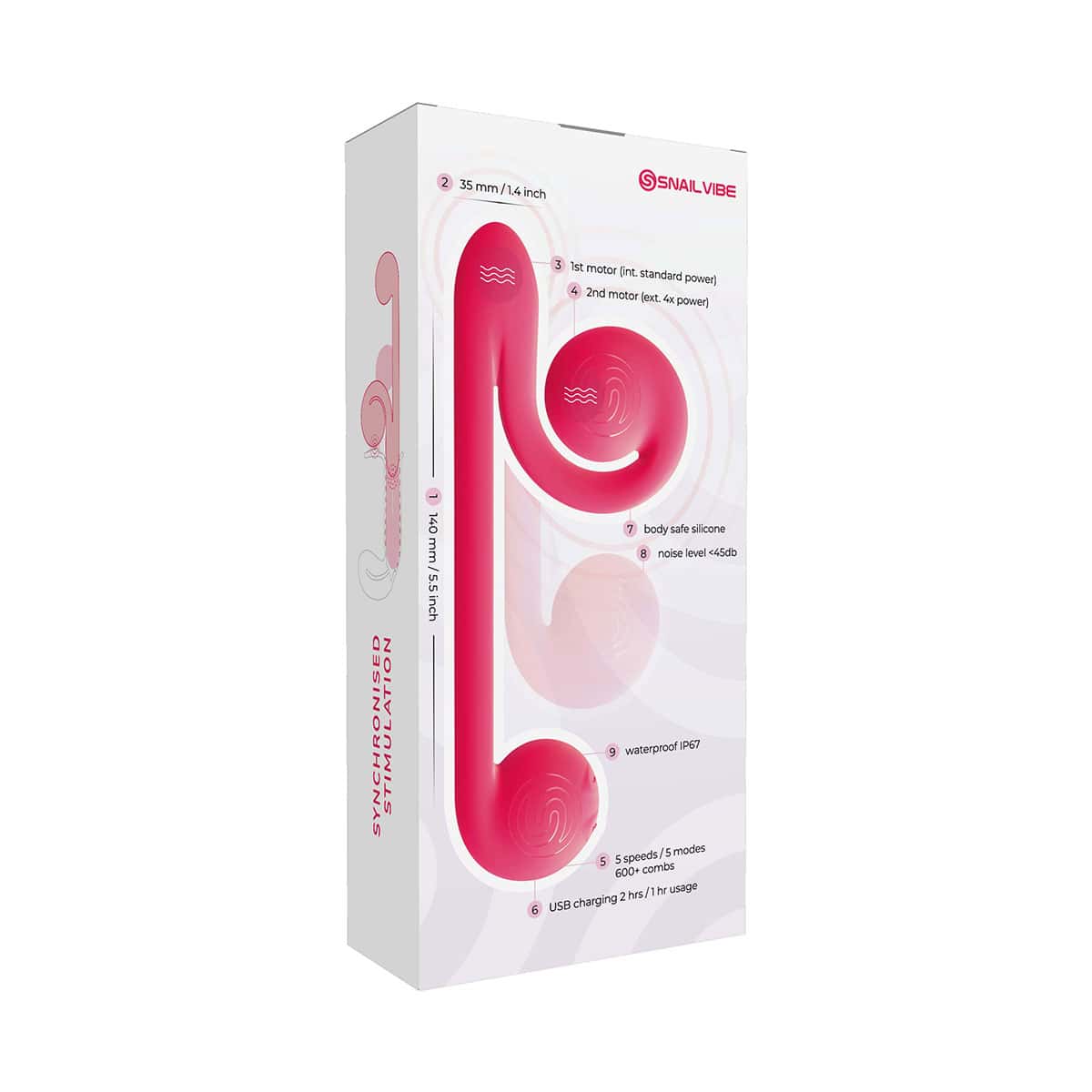 Buy a Snail Vibe  Pink vibrator.