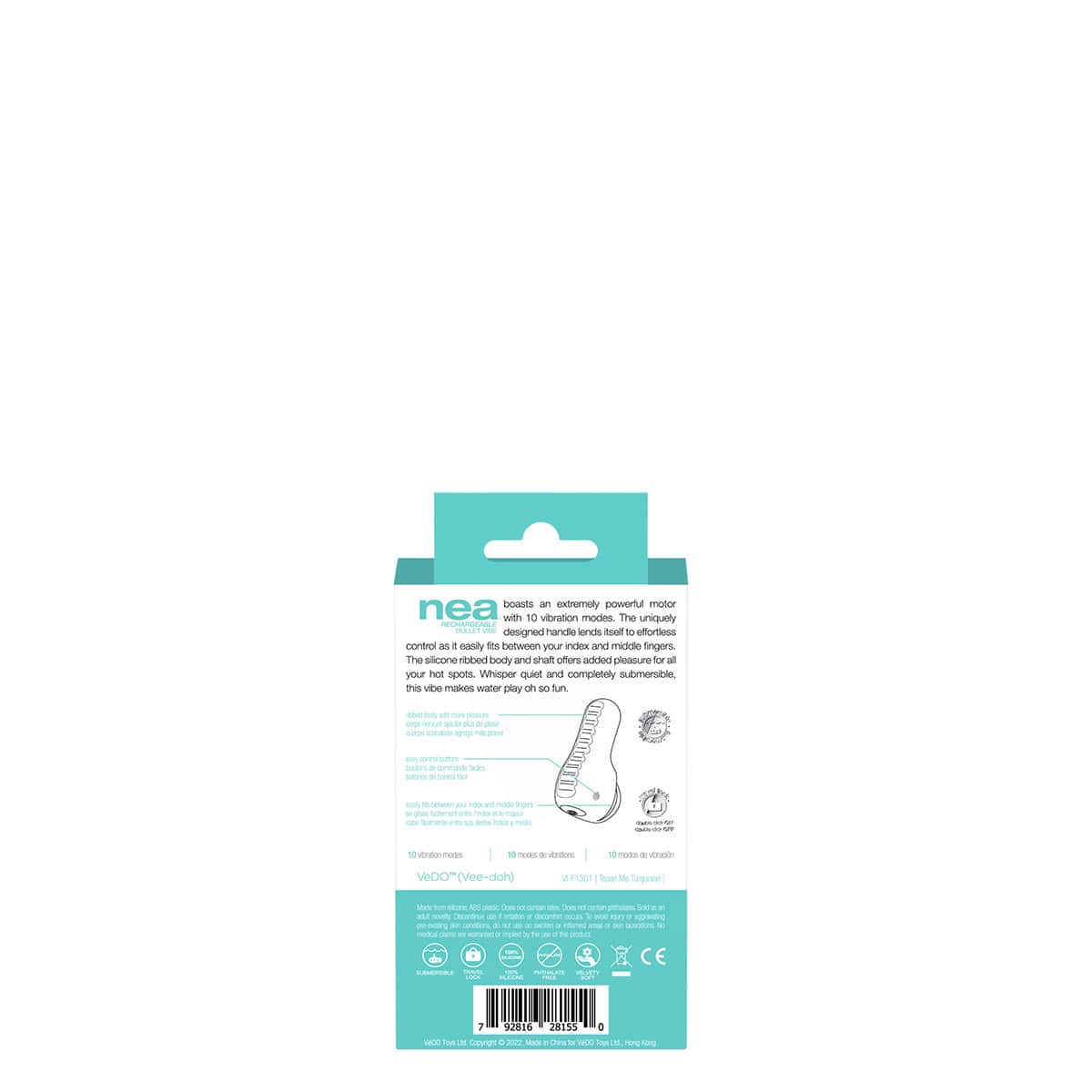Buy a VeDO Nea Finger Vibe  Turquoise vibrator.