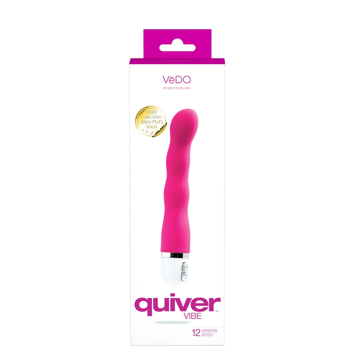 Buy a VeDO Quiver Vibe  Hot Pink vibrator.