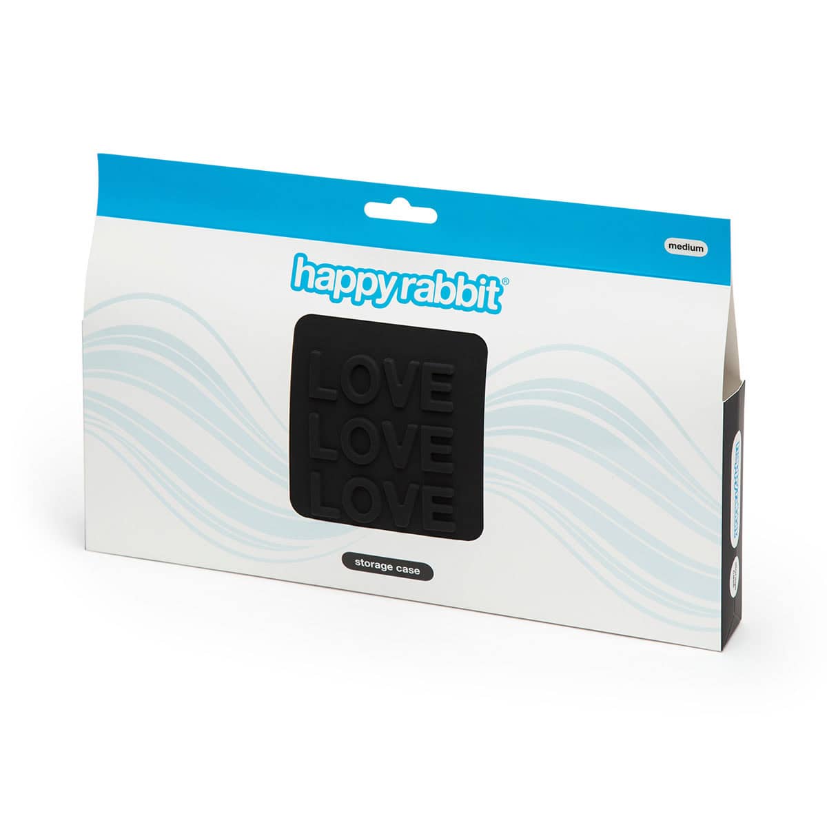 Buy and try  Happy Rabbit Storage Case Medium Black sex toy storage by Happy Rabbit
