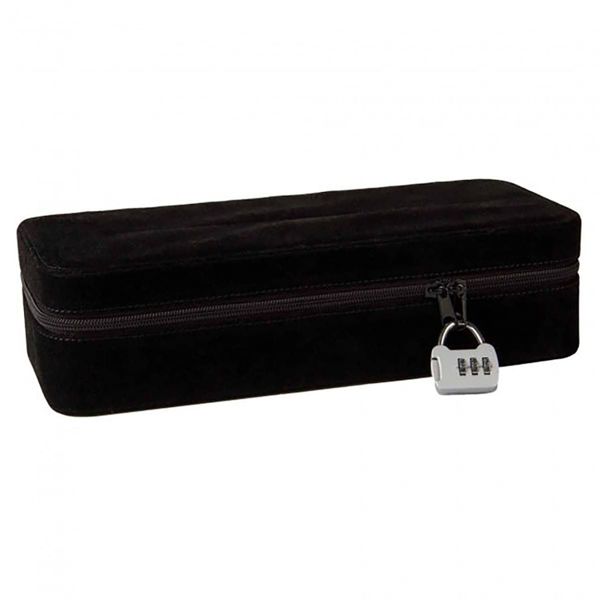 Buy and try  Love To Love Secret Black Velvet Lock Box sex toy storage by Lovely Planet
