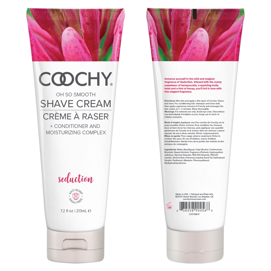 Best Coochy Shave Cream 7.2oz - Seduction her care Coochy shave on sale at herVibrators.com.