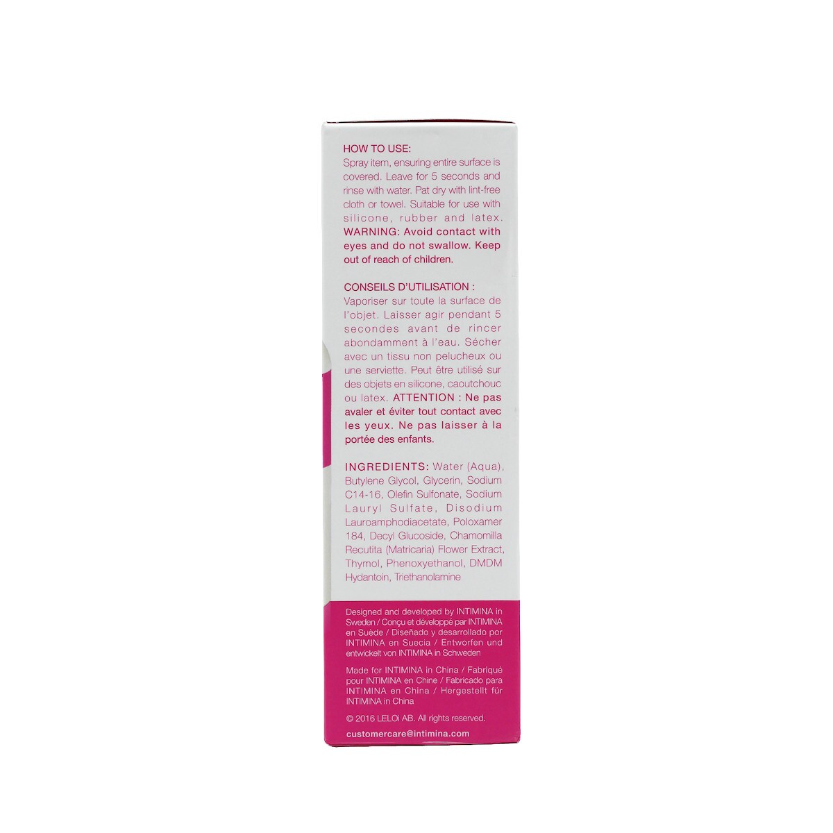 Best Intimina Accessory Cleaner 2.5oz sex toy cleaner by Intimina