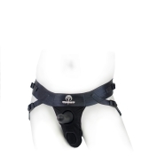 The Deuce Male Harness Dildo Magnum, Size A harness dildo is styled with modern detailing that enhances both aesthetics and performance