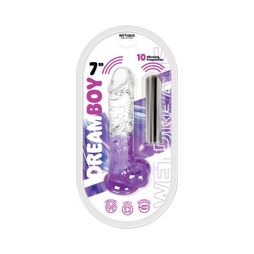 7 inch Dildo by Hott Products in  shown for use by Her or Him