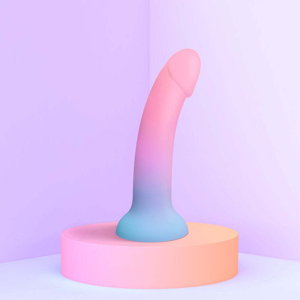 Dildo by Lovely Planet in Multi-Color shown for pegging Her or Him