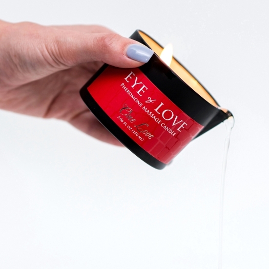 Buy Eye of Love Pheromone Massage Candle 150ml One Love (F to M) for her or him.