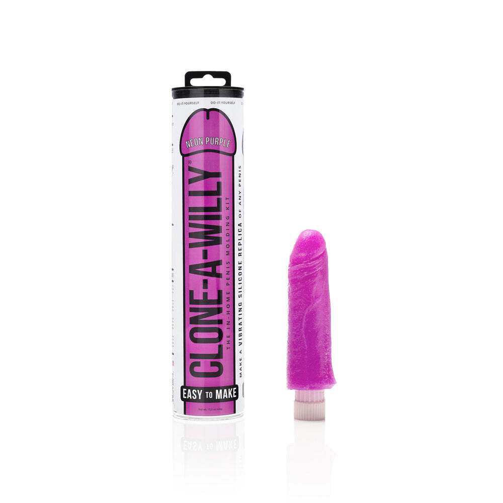 Dildo by Clone-A-Willy in Purple shown for use by Her or Him