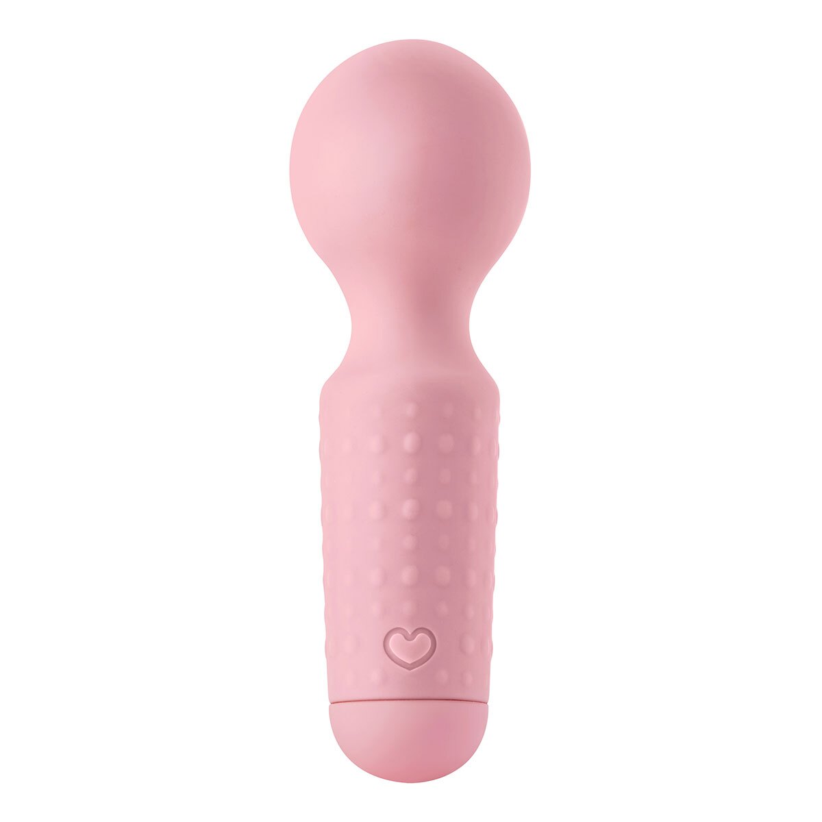 Light Pink Luv Inc vibrator Mini Light shown in hand for scale