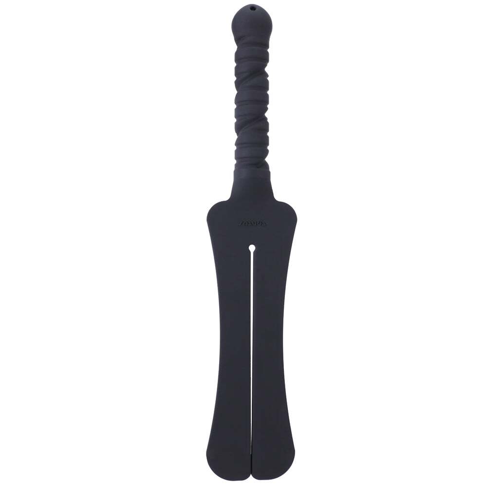 Dildo by Tantus in Black shown for use by Her or Him