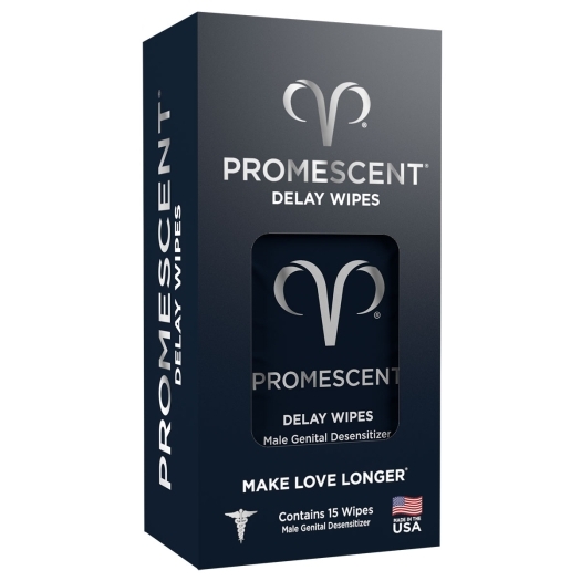 Promescent Delay Wipes 21ct intimate cleansers and personal cleansing care by Promescent.