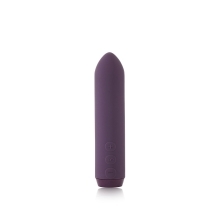 Purple Je Joue vibrator Classic shown in hand for scale