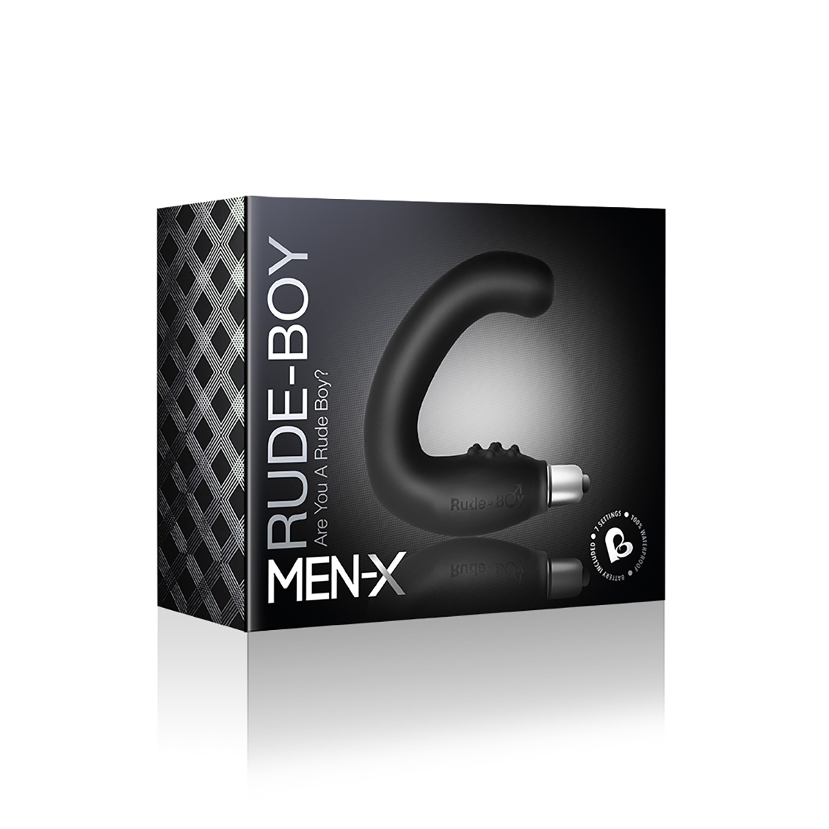 Product image of the Black Rocks Off vibrator on clean background