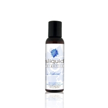 Bottle of 2 oz Water Based Lube Sliquid showing clean, lightweight formula
