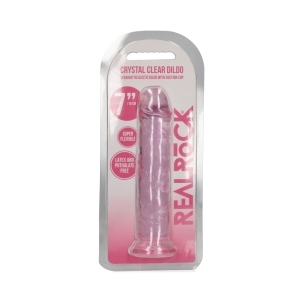 7 inch Dildo by Shots in Light Pink shown for use by Her or Him