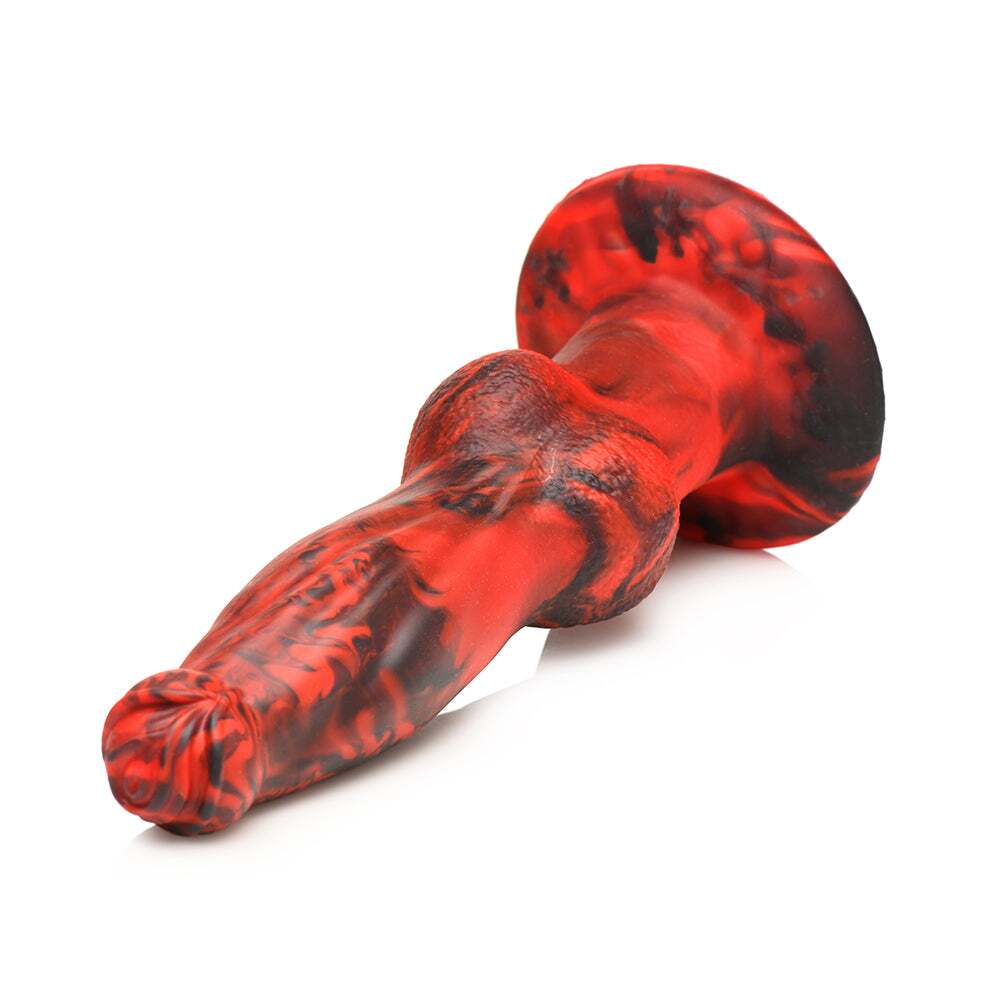 Dildo from XR Brands in Red pictured for anal pleasure for Her or Him