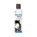Bottle of  Water Based Lube Tickle Kitty showing clean, lightweight formula