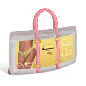 Yellow Panties Sweetums High Leg High Waist Micro Tanga Pina Colada Q by Magic Silk