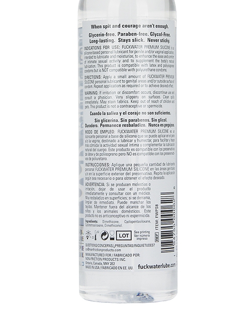 Order Fuck Water Premium Silicone - 8 oz online