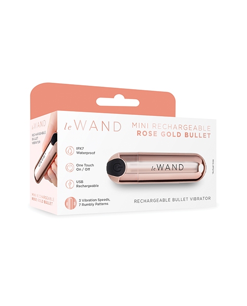 Shop Le Wand Rechargeable Rose Gold Bullet Vibrator online