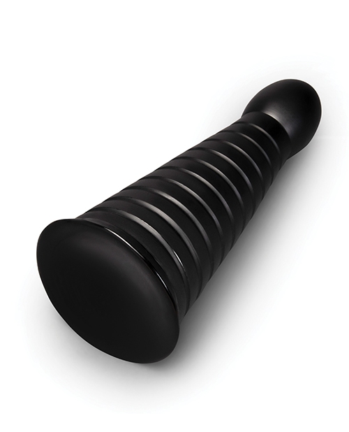 b-Vibe Cone 10 Inch Tapered & Ribbed XXL Dildo with Suction Cup for sale