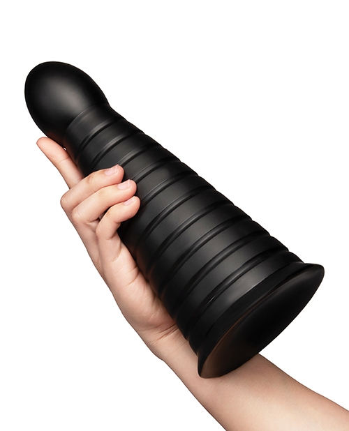 Buy b-Vibe Cone 10 Inch Tapered & Ribbed XXL Dildo with Suction Cup