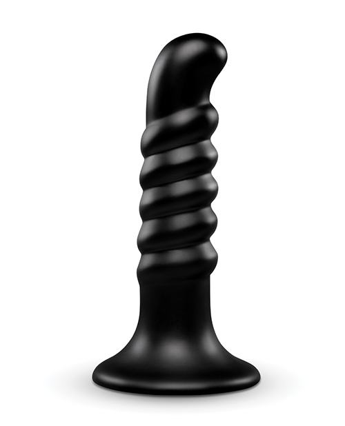 Order b-Vibe Krush 9.5 Inch Curved & Ribbed XXL Dildo with Suction Cup online