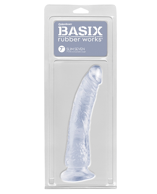Shop Basix Rubber Works 7" Slim Dong - Clear online
