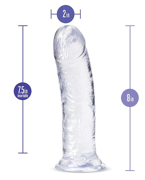 Buy B Yours Plus Blush B Yours Plus 8" Roar n Ride Dildo - Clear
