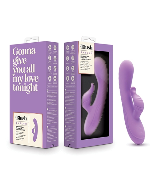 Shop Blush Evelyn Rabbit Vibrator - Purple online