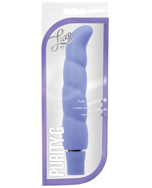 Shop Blush Luxe Purity G Silicone Vibrator - Periwinkle online
