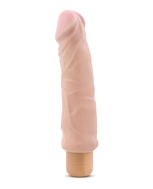 Blush X5 Plus Hard On Vibrating 9" Dildo - Beige for sale