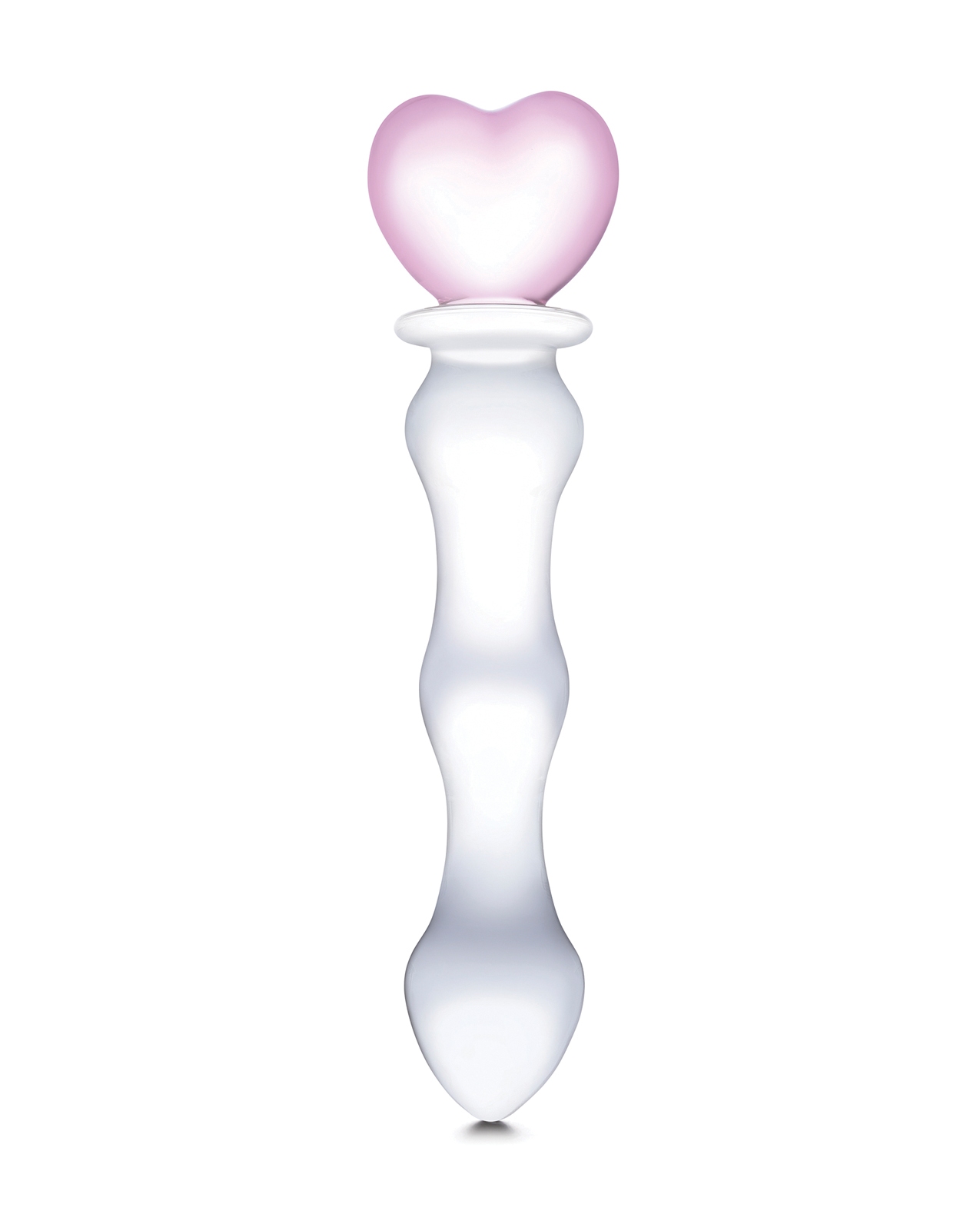 Order Glas 8" Sweetheart Glass Dildo - Pink/Clear online