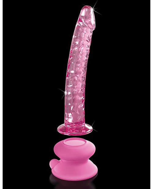 Buy Icicles Icicles No. 86 Hand Blown Glass Massager w/Suction Cup - Pink