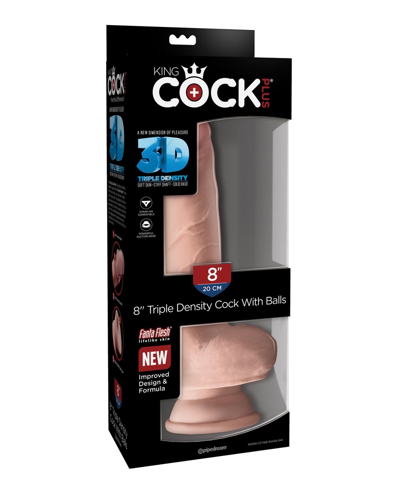 Shop King Cock Plus 8" Triple Density Cock w/Balls online