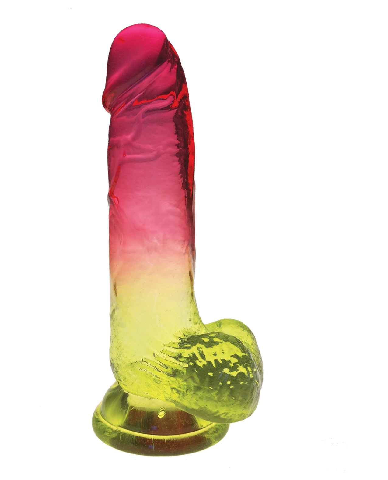 Order Shades Jelly TPR Gradient Dong Large - Pink/Yellow online